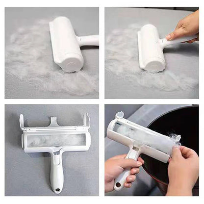 Pet Hair Remover Cat Dog Hair Cleaner Stripped Carpet Hair Sticky Roller Lint Sticking Brush Pets Hair Cleanning Tools Device