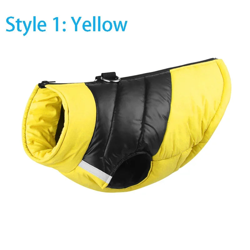 Waterproof Dog Jacket Winter Warm Dog Clothes for Small Large Dogs Puppy Vest Chihuahua Coat French Bulldog Yorkie Pug Costume