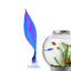 Fake Silicone Betta Fish Leaf Hammock, Pad with Suction Cup, Fish Resting Spot, Bed for Tank