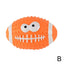 New High-end Latex Soft Pet Ball Squeaky Toy For Small Large Dog Volleyball Tooth Cleaning Training Toys Interactive Chew A8Y2
