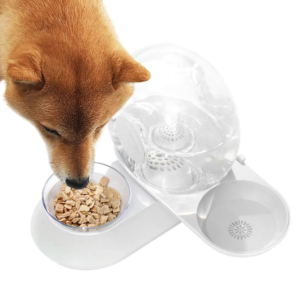 Cat Dog Water Dispenser Cat Feeder Water Bowl Container Automatic Snail Shape Drinking Fountain Cat Feeder Water Bowl Feeder