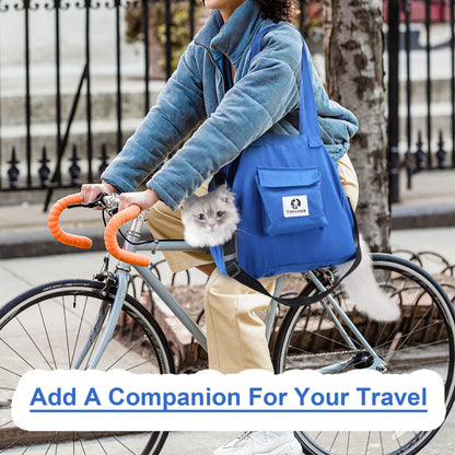 Yanvega Cat Carrier Bag Pouch Carrier Pet Supplies, Cat Sling Carrier Storage Pocket Adjustable Crossbody Strap Up To 11 lbs
