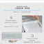 Large Fully Closed Semi-Automatic Cat Litter Box Easy Clean with Durable Plastic Hand-Pulled Shovel Accessory Cat Toilet