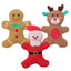 Dog Christmas Toy Plus Toy Cute Santa Elk Gingerbread Man Donut Chew Toy Dog Toy