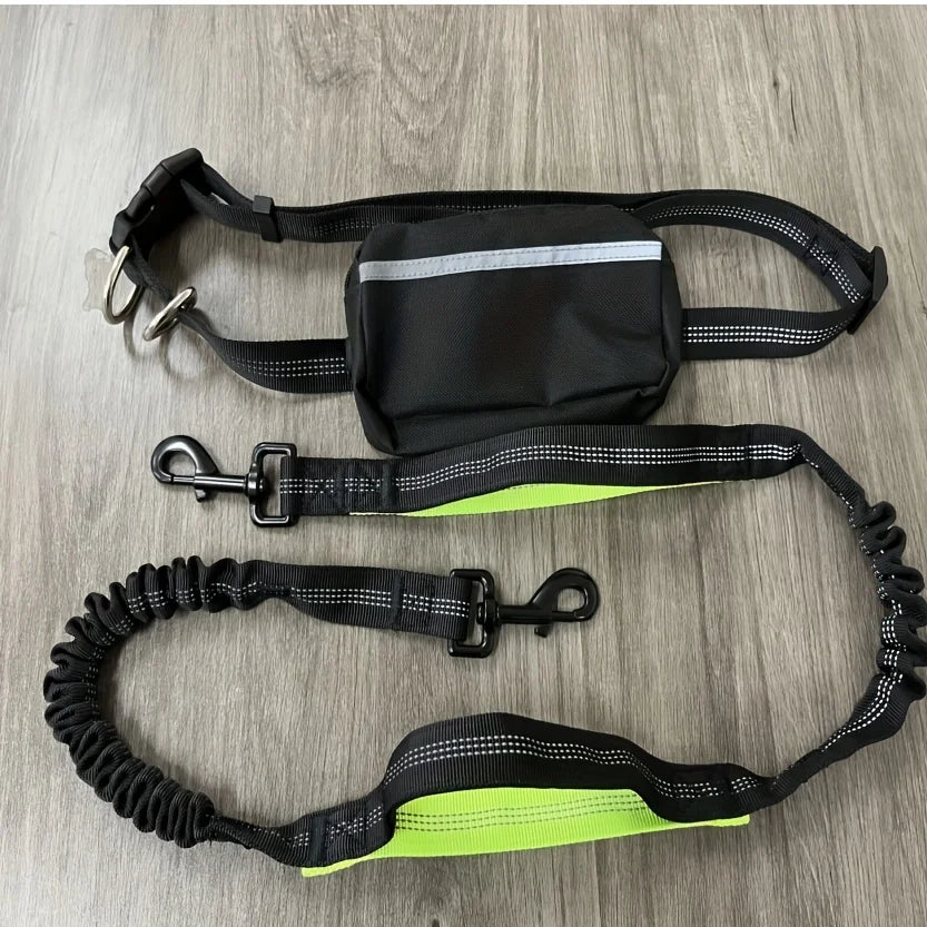 Dog Leash Hands-free With a Waist Bag  Hold Items Harness for Small Breeds Dogs Choker Collar Personalized Nylon Dog Accessories