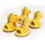 4pcs Small Size Dogs Mesh Sandals Breathable Summer Dog Shoes Safety Reflective Anti-Slip Sneakers for Puppy Teddy Pet Supplies