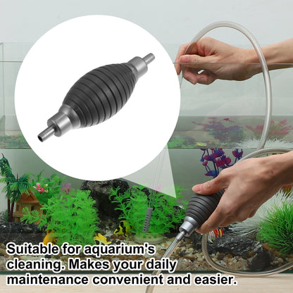 UXCELL Aquarium Water Change Kit Fish Tank Siphon Long Hose Parts Vacuum Cleaner Water Pump Gravel Filter Tools Accessories Set