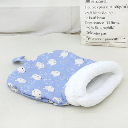 Warm Cat dog Sleeping Bag Soft Cat Bed Comfortable Tunnel Cat Nest Closed Pet House for Cats Lovely Cat Nest