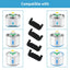 Pet Fountain Replacement Filters 4pcs Animal Fountain Filters For Drinking Water Dispenser Cat Water Fountain Filter Foam Filter