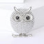 Rhinestone Owl Brooches for Women Unisex 4-Color Cute Birds Party Casual Pins Banquet Party Backpack Gifts Jewelry Accessories