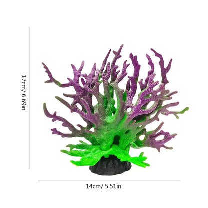 Aquarium Coral Simulation Fish Tank Plants Landscape Decoration Multiple Colour Aquarium Decor Aquariums Freshwater Accessories