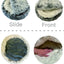 Soft Plush Pet Bed with Cover Round Cat Bed Pet Mattress Warm Cat Dog 2 in 1 Sleeping Nest Cave for Small Dogs