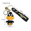 Cartoon Bugs Bunny Doll Keychain Cute Tweety Bird Daffy Duck Porky Pig Key Rings Pendant Accessories for Kids Birthday Gifts