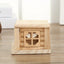 Hamster Natural Wooden House Hamster Climbing Toy Small Pet Toys for Hamster Squirrel Guinea Pig Rat Small Animals Accessories