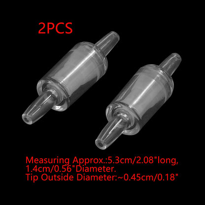 UXCELL Aquarium Air Pump Non-Return Check Valve CO2 Fish Tank One Way Oxygen Pump Hose Tracheal Check Valve Pipe Accessories