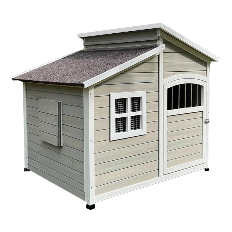 Dog House Outdoor Large Dog Kennel Wooden VillaHouse Cat Nest Rainproof Waterproof Sunscreen Outdoor Pet Cage