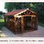 Manufacturer spot outdoor dog house wooden dog villa bite-resistant kennel rain-proof kennel can be customized dog house pet ca