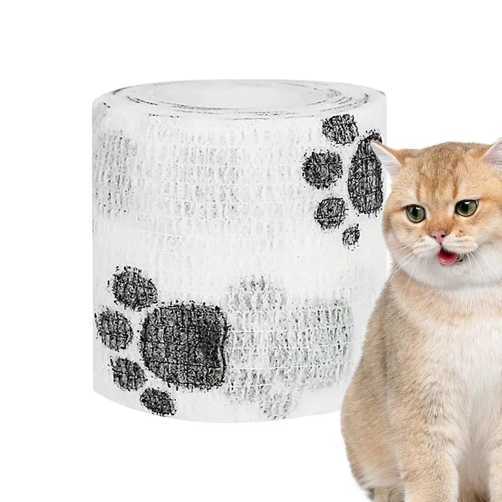 Self Adhesive Bandage Wrap Dog Bandage Shoes Pet Self Adhesive Bandage Dog Cohesive Bandage Multifunctional Pet Wound Care