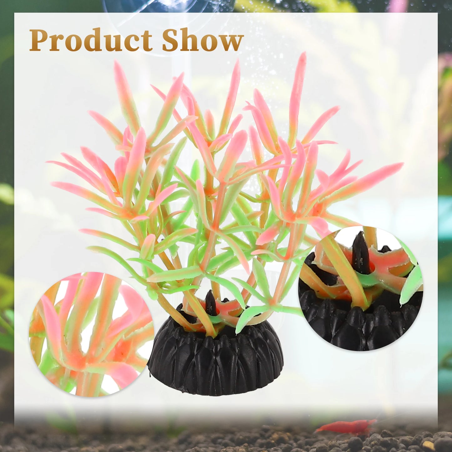 UXCELL Aquarium Artificial Plants Underwater Grass Fish Tank Accessories for Aquarium Simulation Decoration Plastic Ornament