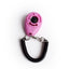 Pet Cat Dog Training Clicker Plastic New Dog Click Trainer Portable Auxiliary Adjustable Wristband Sound Key Chain Pet Supplies