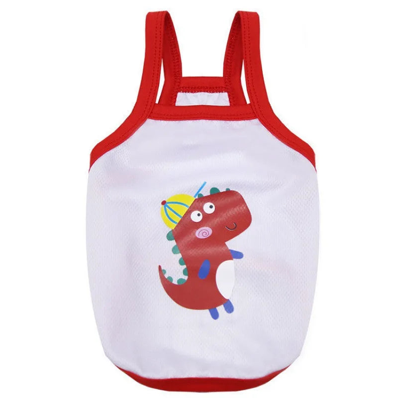 Dog Clothes Shirt Pet Cooling Vest Small Dogs Comfortable Costume Puppy Outfits Breathable Clothes Yorkshire Terrier Chihuahua