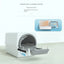 Large Fully Closed Semi-Automatic Cat Litter Box Easy Clean with Durable Plastic Hand-Pulled Shovel Accessory Cat Toilet