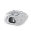 Plush Pets Cat Kennel Gray Foldable Round Cats Nest Crossing Tunnel Bed Winter Warm Collapsible Basket Cushion Mat Pet Supplies