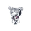 MULA 1PC Silver Plated Pig Bird Beads Fit Original Charm Bracelet DIY Jewelry Making For Woman