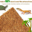 Reptile Carpet Natural Coconut Fiber Coir Mat Pets Terrarium Substrate Liner Flooring Supplies for Lizard Snake Bunny Tortoise