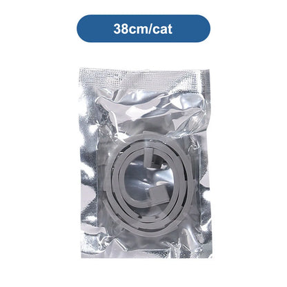 38cm 70cm Retractable Deworming Dog Cat Collar Pet Anti Flea Ticks Collar Repellent Mosquito Pet Collars for Cats Dogs Products