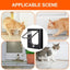 Cat Door with Flap Pet Door, Easy Set-Up, 4 Ways Locking, Weatherproof Safe Cat Doors, Pet Supplies, Window Cabinets