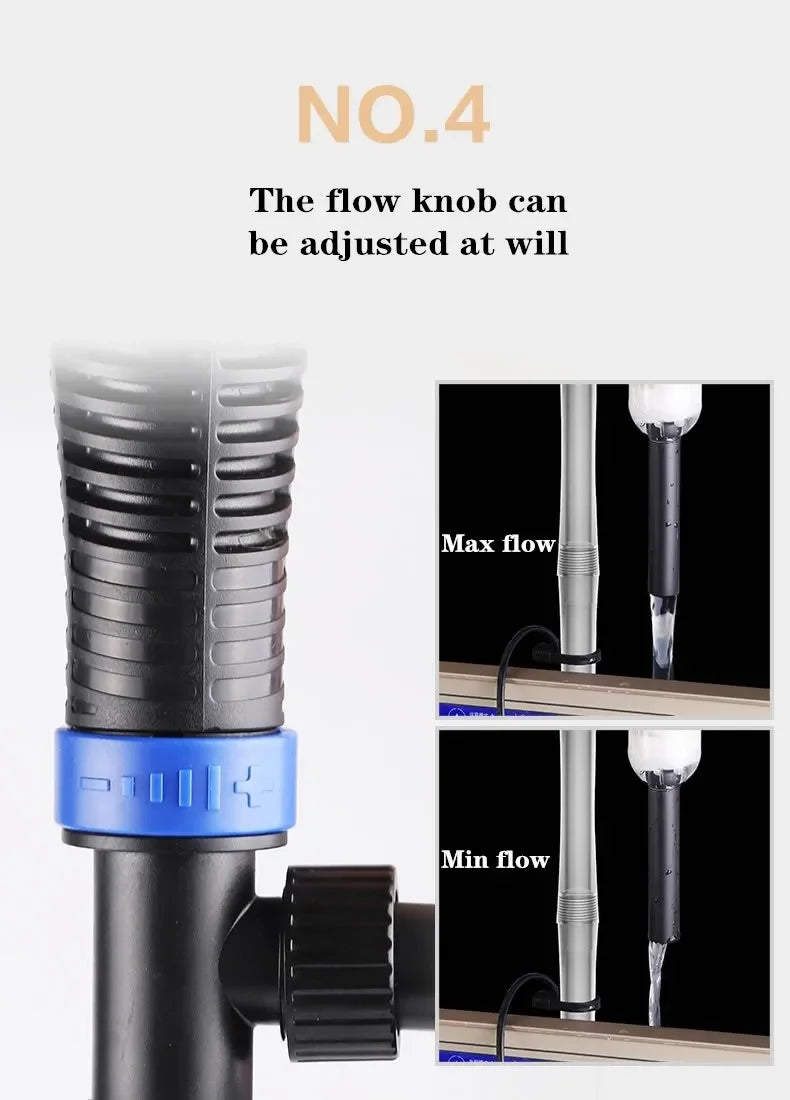 Electric Fish Tank Gravel Cleaner Automatic Aquarium Cleaner Water Change Pump Aquarium Siphon Vacuum Cleaner Water Filter Pump