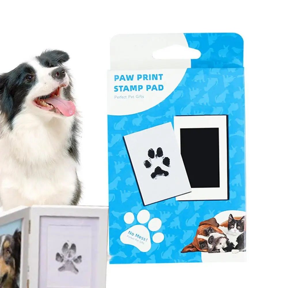 Pet Handprint Footprint Kit Clean Touch Baby Foot Printing Kit Keepsake Pawprint Maker Safe Non-toxic Inkless Inkpad Kits
