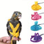 Adjustable Parrot Bird Harness Leash Set Anti-bite Training Harness Parrots Outdoor Flying Rope Cockatiel Small Birds Supplies