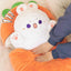 1pc 40/60/80cm Japan Taiyaki Cat Plush Toy Anime Figure Cat Hiding in Cushion Bag Ferry Bunny Carrot Animal Plushie Throw Pillow