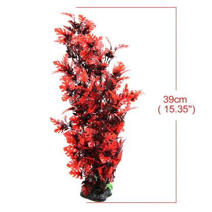 UXCELL Aquarium Artificial Plants Underwater Plastic Water Grass Aquatic Leaves Decoration For Fish Tank Ornament Accessories