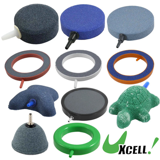 UXCELL Aquarium Air Stone Oxygen Aerator Increasing Fish Tank Air Curtain Bubble Pond Pump Hydroponic Oxygen Tools Accessories