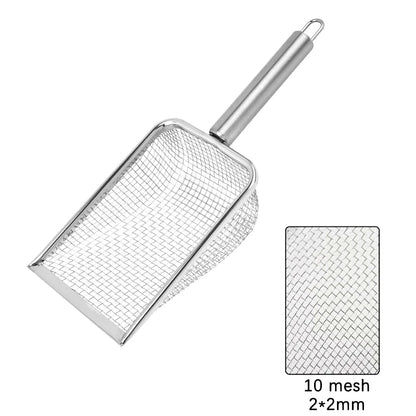 Cat Litter Scoop Metal Cat Litter Shovel Comfortable Handle Scoop For Cats Toilet Cleaning Tools Stainless Steel Cats Shovel