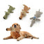 New animal shape cornvelvet sound plush dog toy bite resistant teeth pet supplies