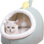 Cat Bed House Kennel Nest Round Pets Sleeping Cave Kitten Beds Pet Basket Cozy Kitten Lounger Cushion Cat House Tent Dog House