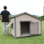 Outdoor Solid Wood Sunscreen Rain Protection Dog House Kennel  Large Medium-sized Dog Courtyard Villa Universa
