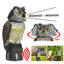 Owl Decoys to Scare Birds Squirrels Away Realistic Bird Repeller Owl Prowler Decoy Protection Repellent Pest Control Scarecrow