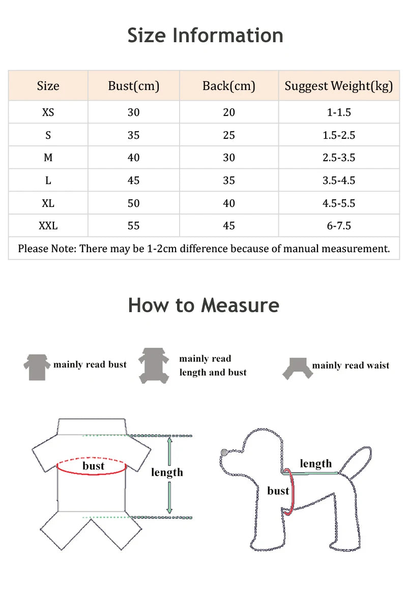 Four Legs Solid Pet Dog Clothes XXL Medium Big Puppy Winter Cat Sweatshirt French Bulldog Hoodie Keep Warm New Year Pet Clothing