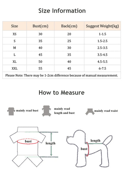 Four Legs Solid Pet Dog Clothes XXL Medium Big Puppy Winter Cat Sweatshirt French Bulldog Hoodie Keep Warm New Year Pet Clothing