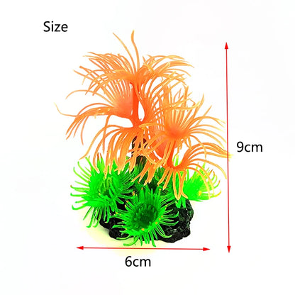 Artificial Underwater Coral  Aquarium Fish Tank Simulation Decoration Aquarium Backgrounds Plants Water Grass Accessories Home