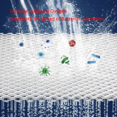 3D Aquarium Filtration Fiber Prevent Water Blockage Fish Tank Biochemical Filter Practical Bio.Sponge Pad Skimmer Supplies New