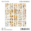 JIANQI 20 pcs PET Die cut Stickers book Plant Flower Label Decorative handmade Scrapbooking Material Diary Album Craft Supplies