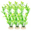 UXCELL 3/4/5/6/8/9 Pcs Artificial Aquarium Plants Grass Water Weeds Ornament Fish Tank Plant Flower Grass Decor Accessories