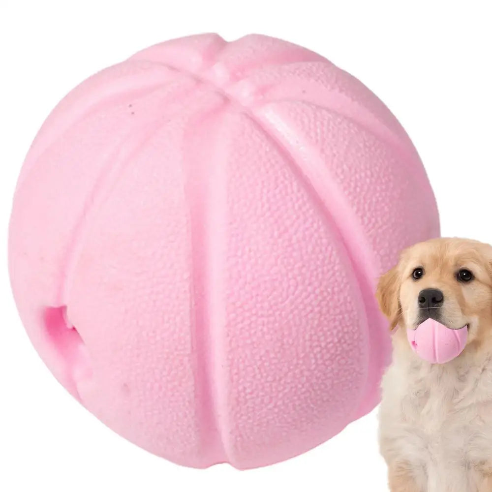 Pet Toys Dog Chew Toys Tooth Cleaning Treat Squeaky Ball Extra-tough Interactive Ball Puppy Food Leaking Pet Sound Ball Toy