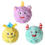 Dog Plush Toy Cross Border Plush Filled Striped Chameleon Lizard Squeaking Pet Toy Dog Toy Fleece Squeak Toys